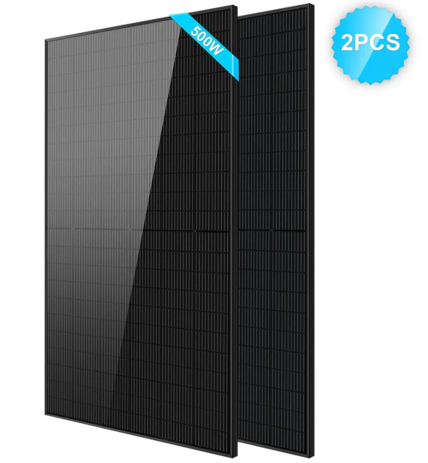 SunGoldPower | 500W Mono Black PERC Solar Panel